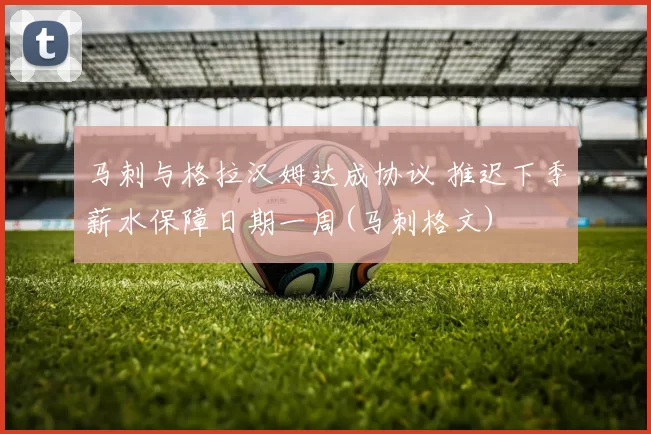 马刺与格拉汉姆达成协议 推迟下季薪水保障日期一周(马刺格文)